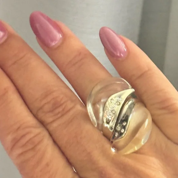 Alexis Bittar Silver and Gold Ring - Picture 7 of 8